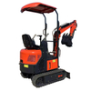 High Quality Multifunction 1 Ton 1.2 Ton Hydraulic Pilot Bagger Digger Mini Excavators for Sale