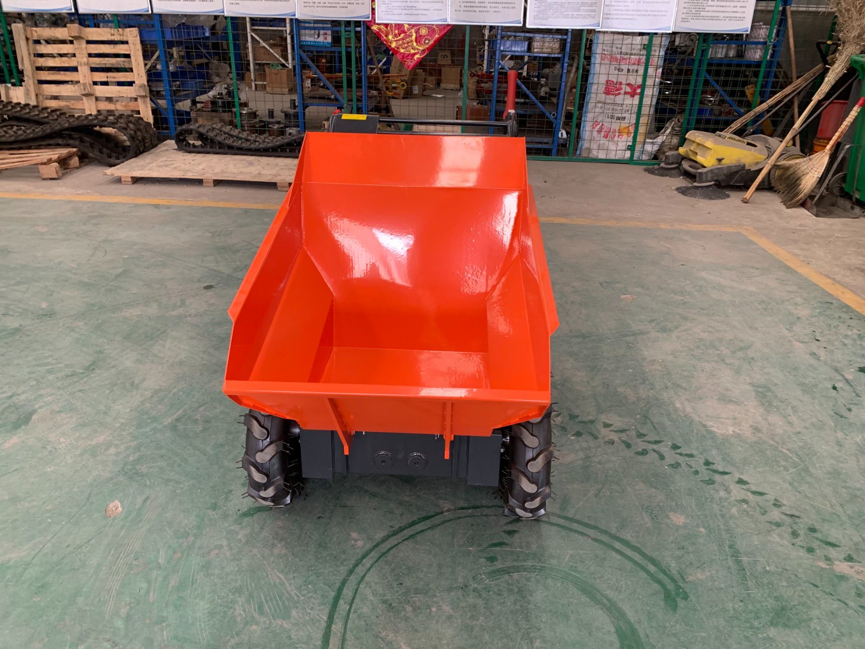 Good Price High Quality Widely Truck 4 Wheel Drive Small Site Dumper Mini Dump Electric Four-Wheel Dumper