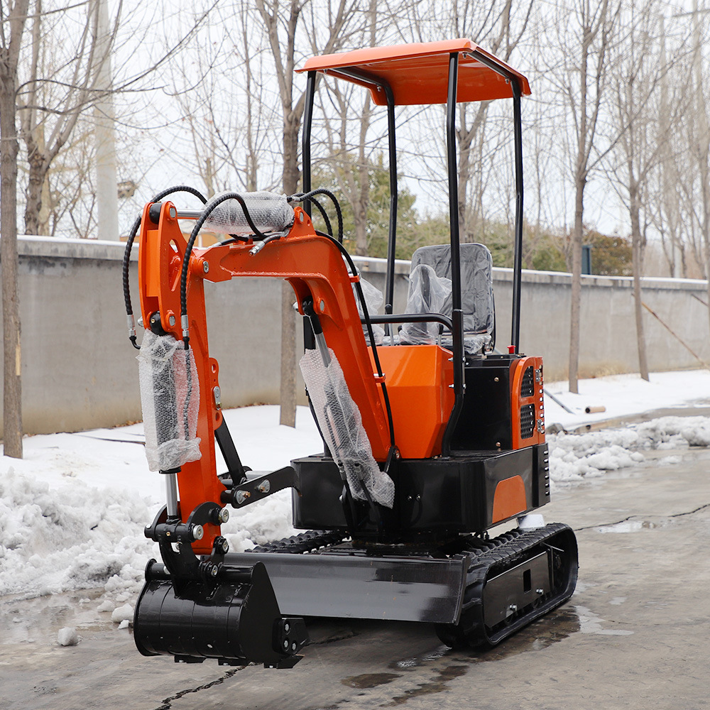 Chinese Brand Garden Agriculture Mini Crawler 1.2 Tons Excavator