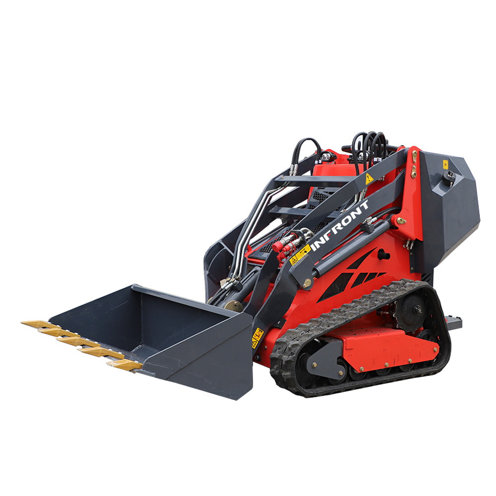 Free Shipping Mini Skid Steer Loader Wheel Electric Tracked Skid Steer Loader with Attachments
