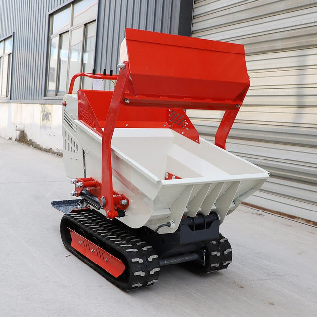 Farms and Construction Works 1.5 T Mini Crawler Dumper Spare Parts New Conditions Crawler Dumper