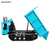 Chinese Mini Dumper 1000kg Micro Powered Rubber Truck Hydraulic with Shovel Self Loading