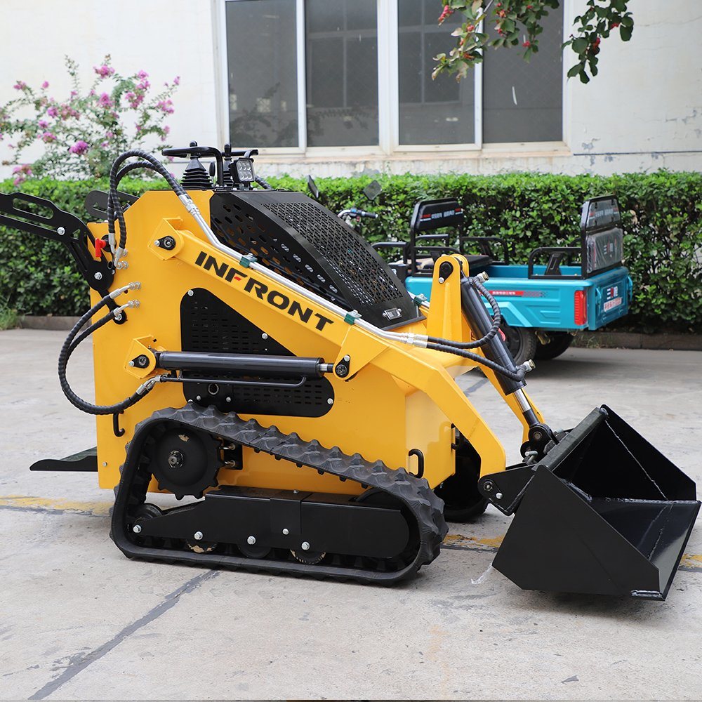 EPA Euro 5 Gasoline Diesel Engine Small Mini Skid Steer Loader Mini Skid Loader for Sale