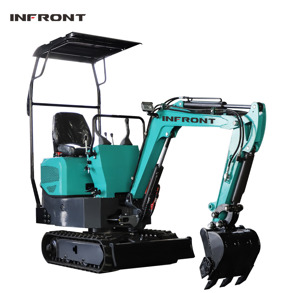 1.2 Tons Tailless Model Mini Digger Bagger Rubber Track Drive with Cheap Price Mini Construction Machinery for Sale