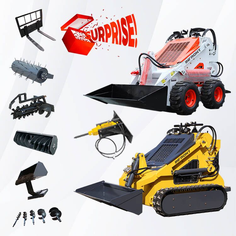 FREE SHIPPING Crawler Loader CE EPA Engine Diesel Loaders Skidsteer Earth-moving Machinery Skid Steer Loader For Sale