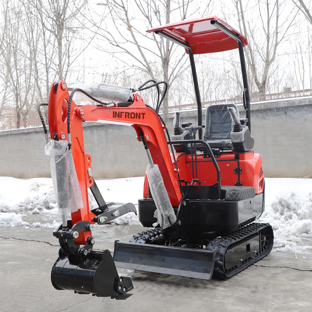 Micro 1.2 Ton Excavator Small Agricultural Excavator Concrete Crushing Hydraulic Small Excavator Can Be Used for Home Use