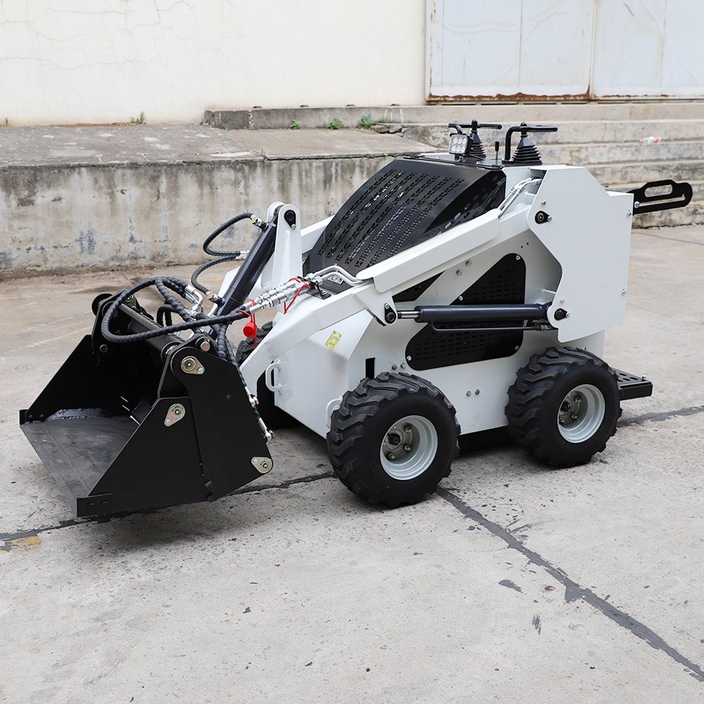 China Mini Loader Bucket Wheel Small Skid Steer Loader