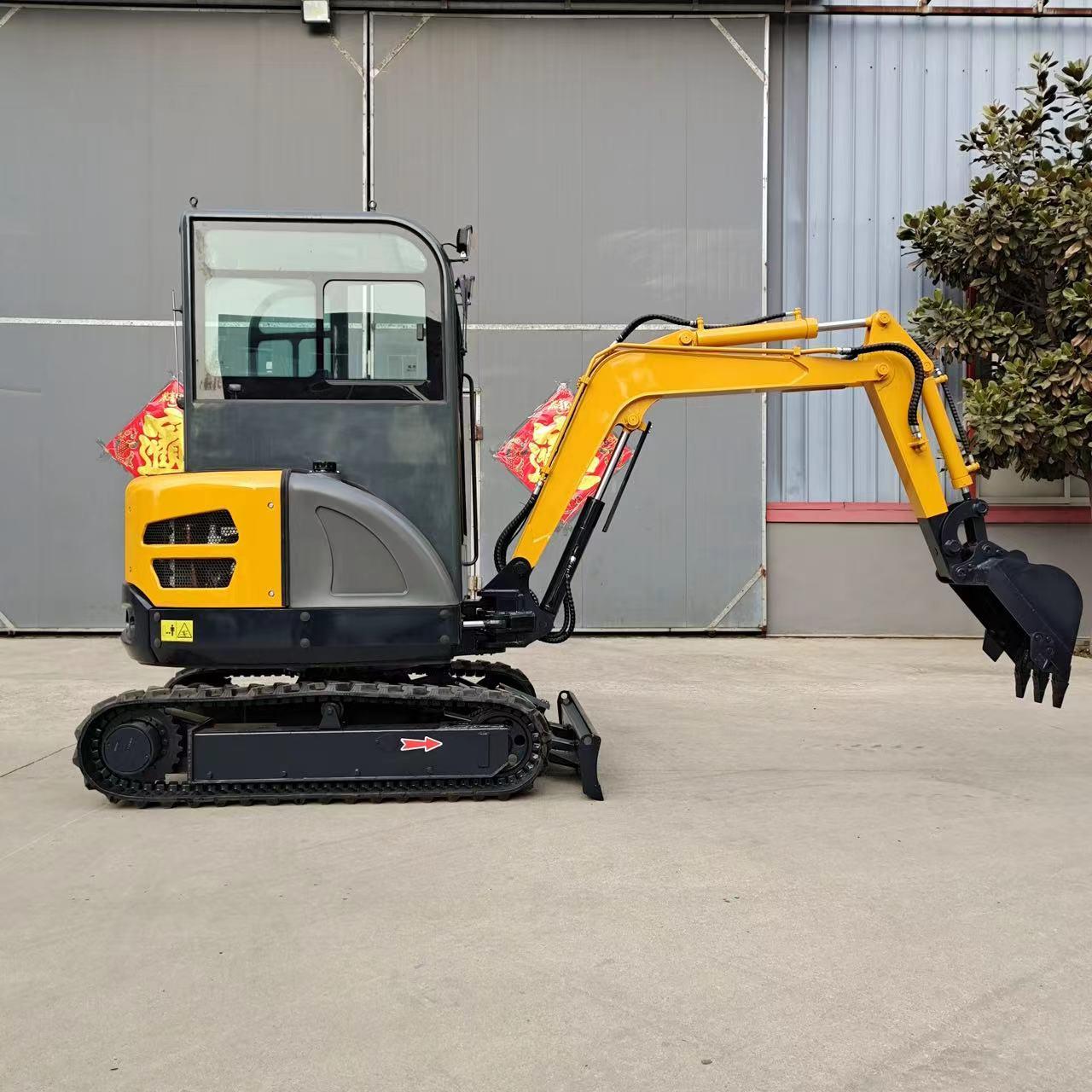 1ton 1.2ton 1.7ton 1.8ton 2ton 2.5ton Compact Hydraulic Mini Bagger Small Escavator Micro Crawler Escavatore Digger Excavator