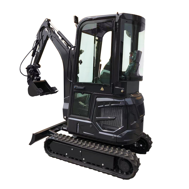 Mini Wheeled Excavator 1.2 Tom Small Crawler Excavator with CE EPA