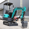 3.5 Ton Mini Excavator 1 Ton 2 Ton Famous Engine Digger Excavator Mini Pelle Chinese Used Small Excavator Machine