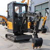 Factory Outlet Small Size 0.8 Ton 1 Ton Crawler Excavator with OEM Customization