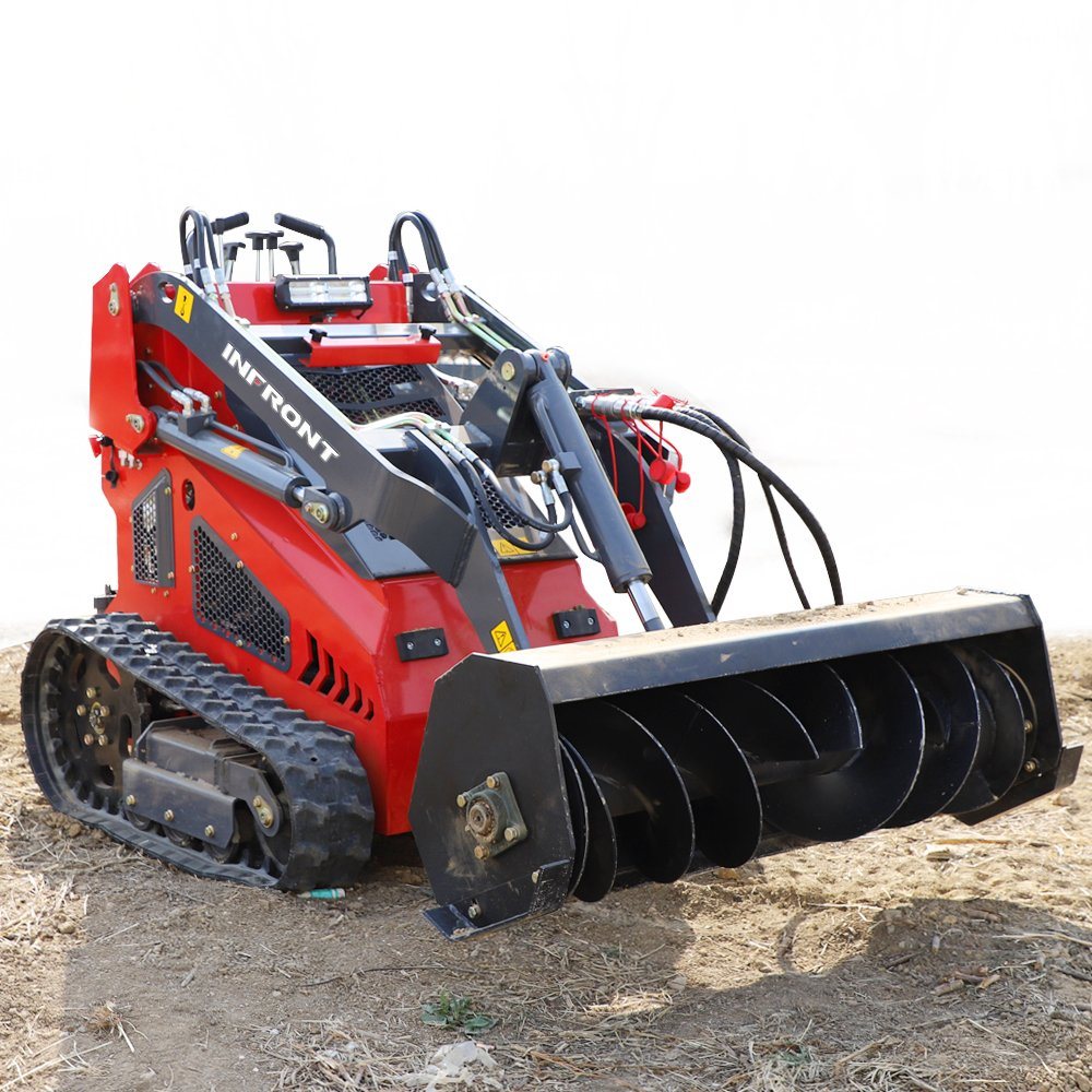 Euro5 EPA Certified Mini Wheel Front Type Skid Steer Loader for Farm Machine with New Engine Pump Motor