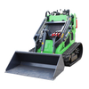 EPA Certified Small Skid Steer Front Crawler Type Mini Skid Steer Loader with Reliable Wheel Type Engine Motor Pump for Farms