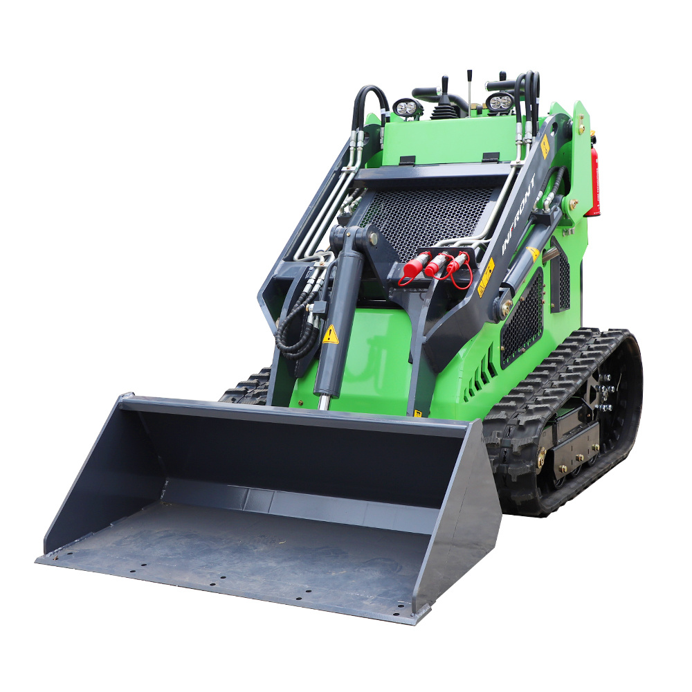 EPA Certified Small Skid Steer Front Crawler Type Mini Skid Steer Loader with Reliable Wheel Type Engine Motor Pump for Farms