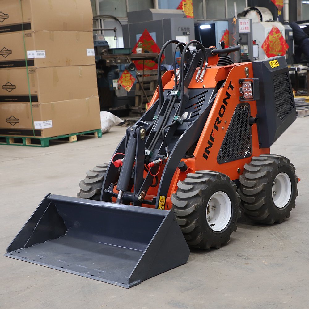 EPA Certified Small Skid Steer Front Crawler Type Mini Skid Steer Loader with Reliable Wheel Type Engine Motor Pump for Farms
