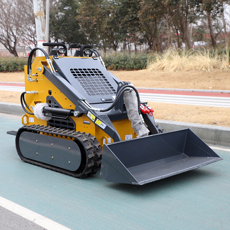 Electric Hydraulic Track Dumper Mini Skid Steer Loader with EPA CE
