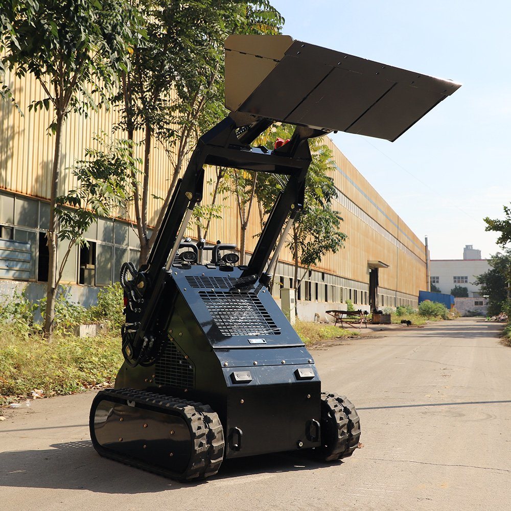 Small Mini Diesel 1 Ton Wheel Crawler Skid Steer Loader Used Loaders