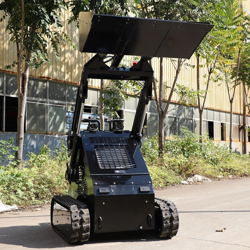 Small Mini Diesel 1 Ton Wheel Crawler Skid Steer Loader Used Loaders