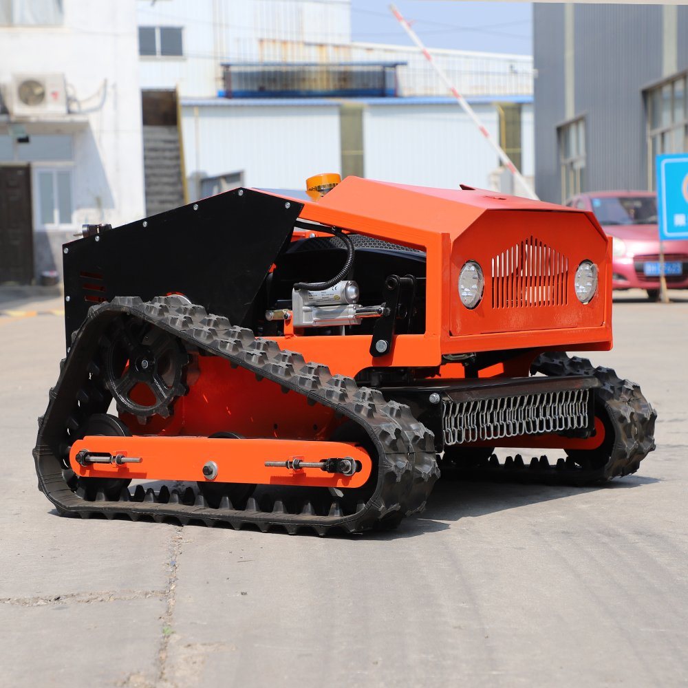 Automatic Crawler Snow Pusher Cutting Range 550mm Remote Control 680m New Mower for Yard, Garden, Community Work Diesel