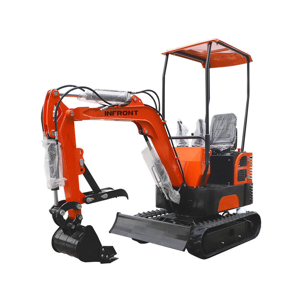 Chinese Brand Garden Agriculture Mini Crawler 1.2 Tons Excavator