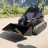 New CE EPA Engine Diesel Wheel Crawler Mini Skidsteer Skid Steer Loader with Attachment