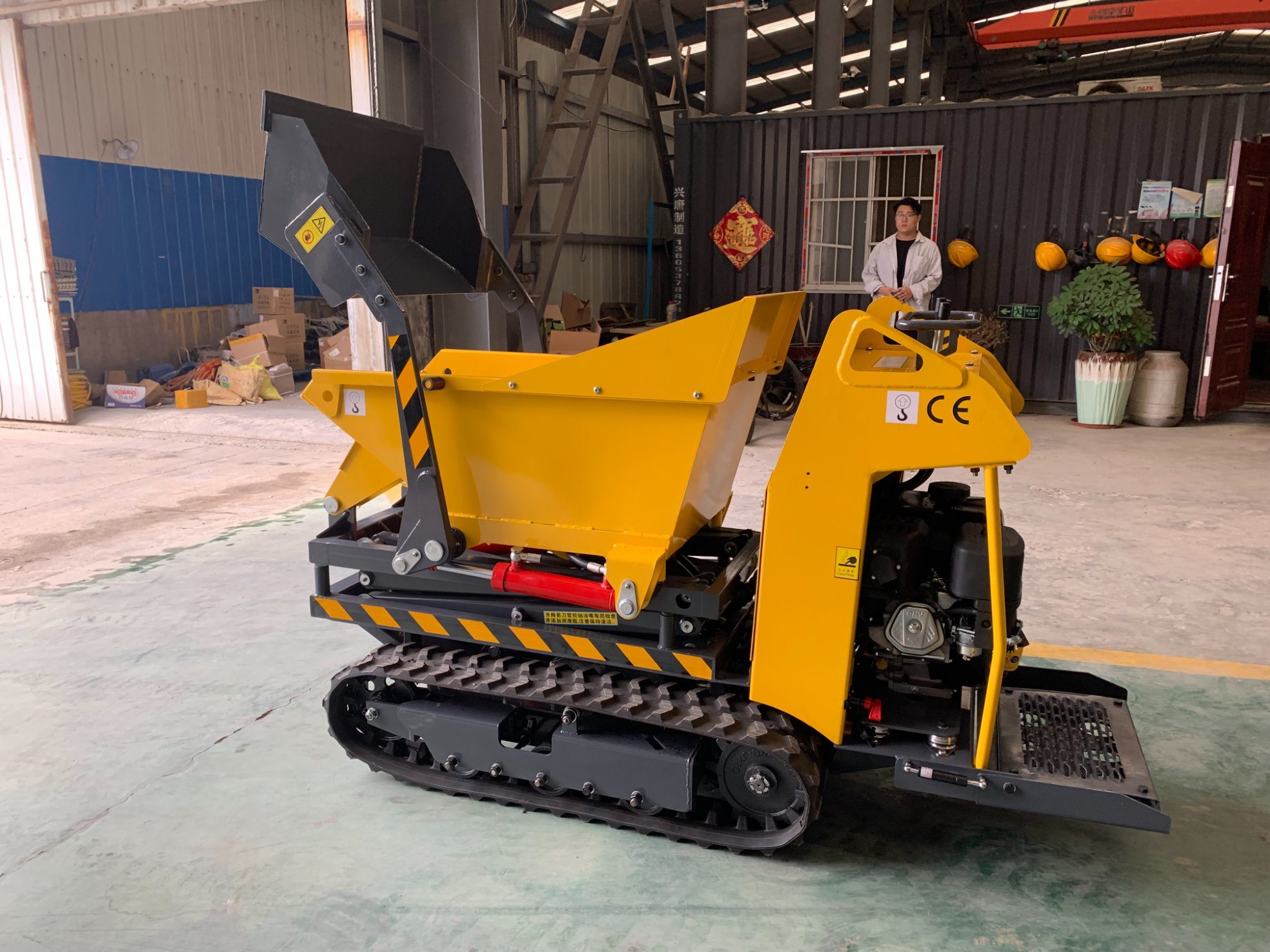 High Quality 350kg Small Transport Vehicle Construction Machinery Mini Dumper