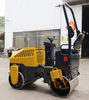 1 Ton Full Hydraulic Double Steel Wheel Roller Light Compaction Equipment Compactors Rollers with Good Price