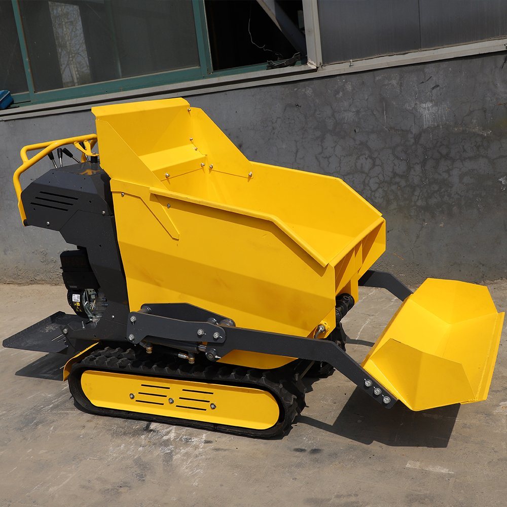 Factory Price 3.0ton Self Load Track Dumper Mini Track Crawler Dumper with 25HP Diesel Engine for Farm Work