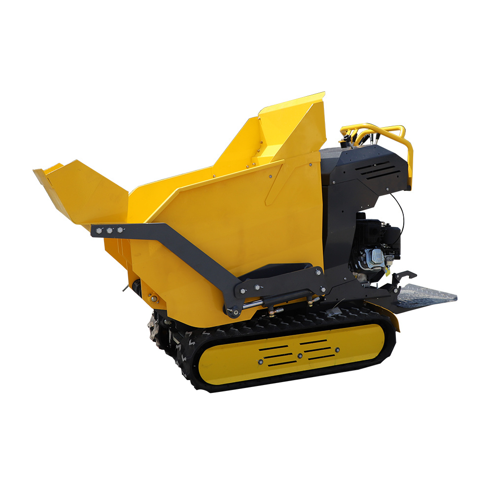 CE Approved Gasoline Powered Crawler Minidumper 300kg Loading Capacity Mini Dumper for China