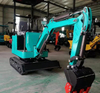 Infront Mini Digger Bagger Mini Hydraulic Small Micro Digger Machine Mini Excavator 1 Ton