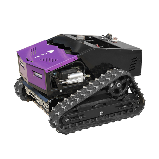Gasoline Crawler Remote Control Lawn Mower for Mowing Reservoirs and Wasteland
