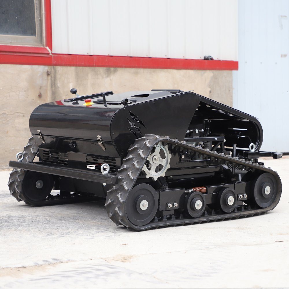 Crawler Type Stable Walking 800 mm Remote Control Lawn Mower