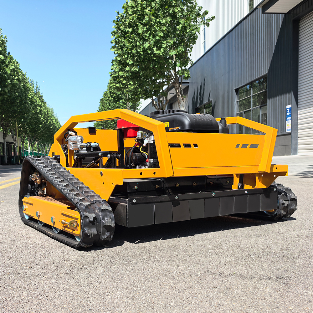 Hot Small Home Tracked Zero-Turn Lawn Mower Self-Propelled Weed Whacker Remote Control Garden Mower