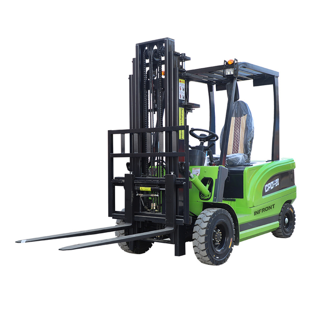 2 Ton 3 Ton 3.5 Ton Dual Driven Motor 3 Wheel 4 Wheel Electric Forklift with Grammar Seat