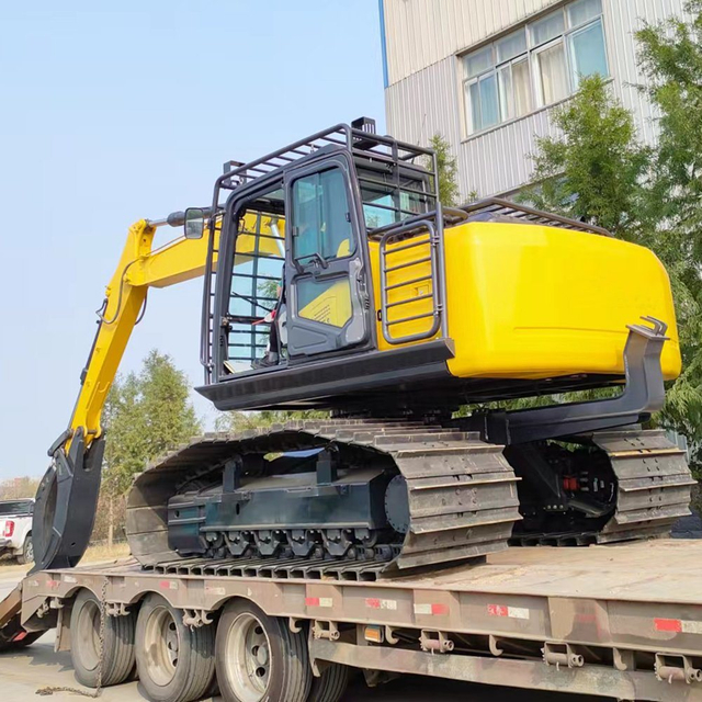 Factory Straight Hair 15 Tons of Medium Excavator for Construction