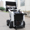 Mini Wheel Skid Steer Loader Front End Loader with Attachments CE Certificate