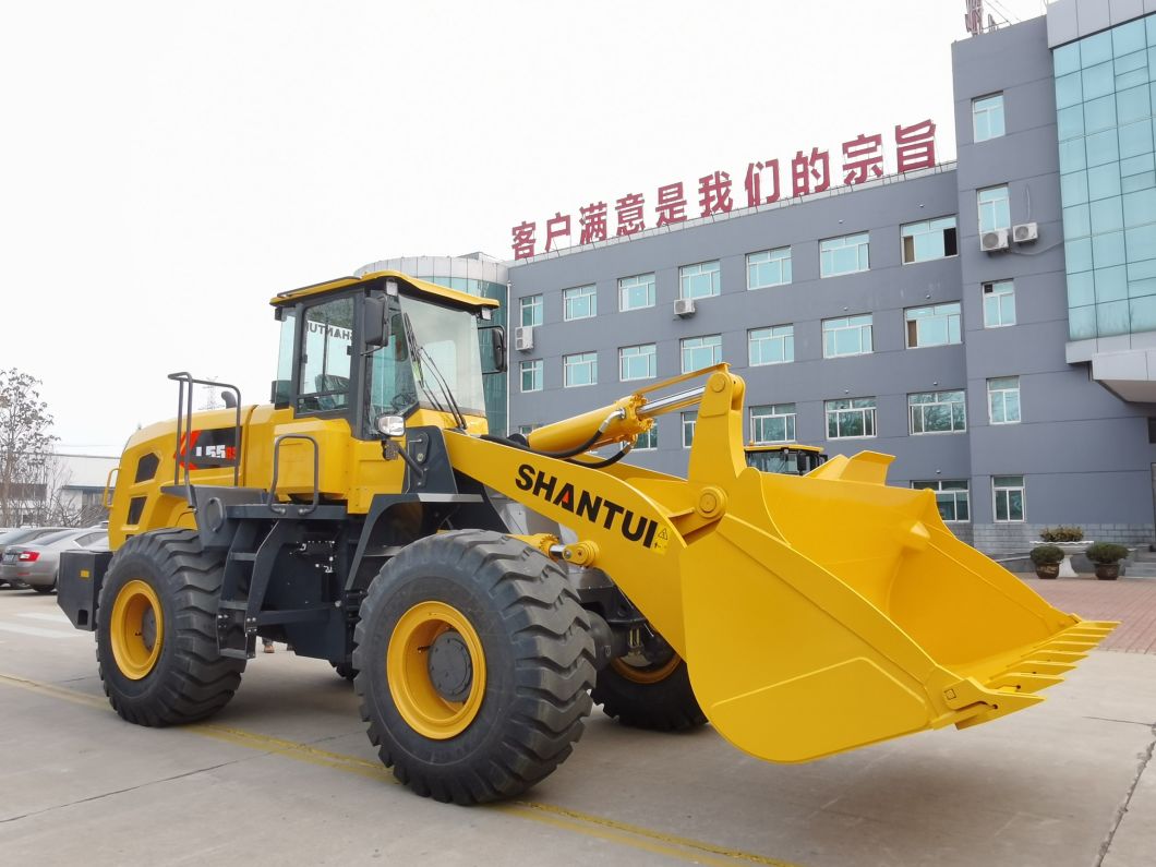 Chinese L55-C5 Shantui Brand New Official 5ton Wheel Loaders