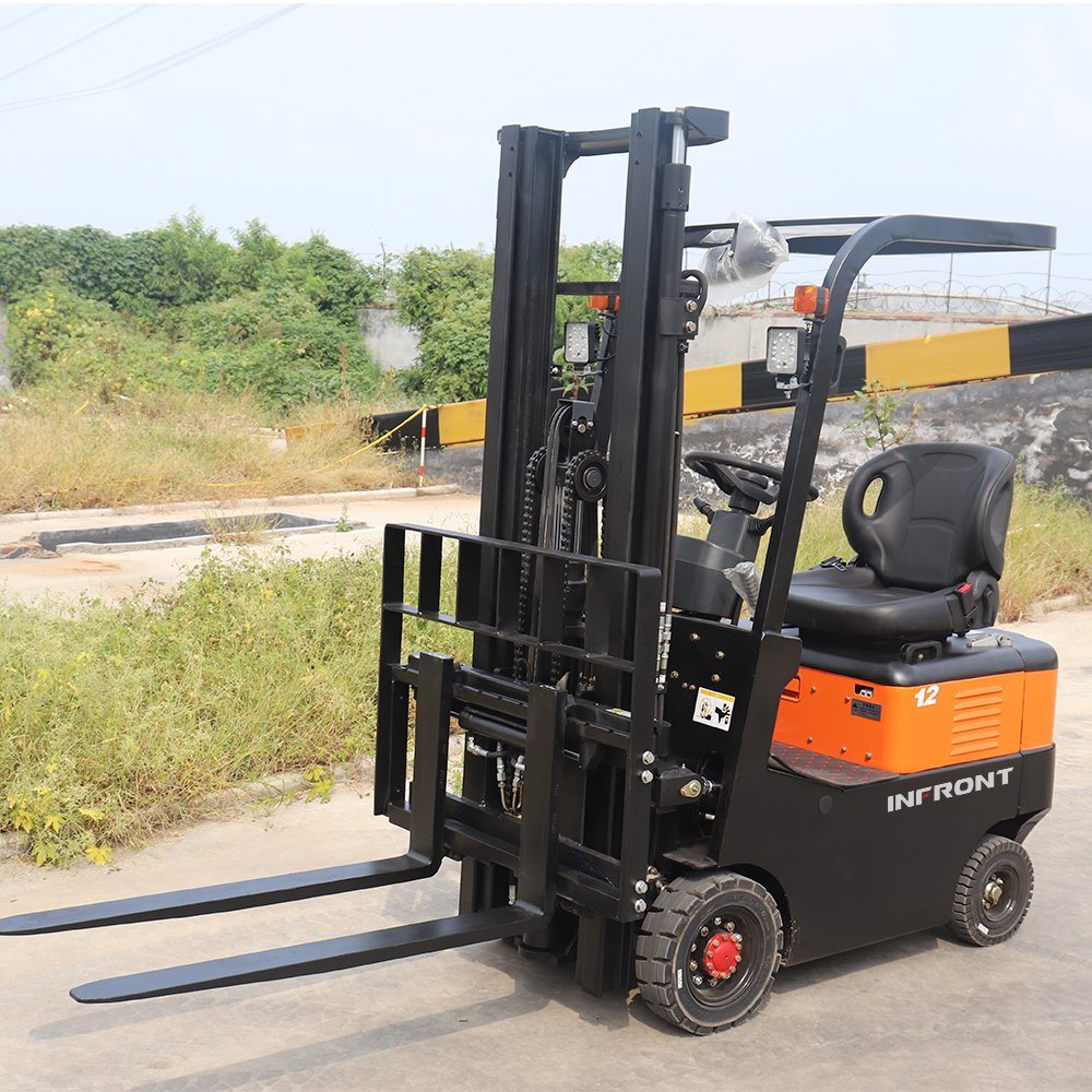 1 Ton 1.5 Tons 2 Ton 2.5 Ton 3 Ton 3.5 Ton 4 Ton Small Battery Electric Forklift with Solid Tyre Lateral Movement