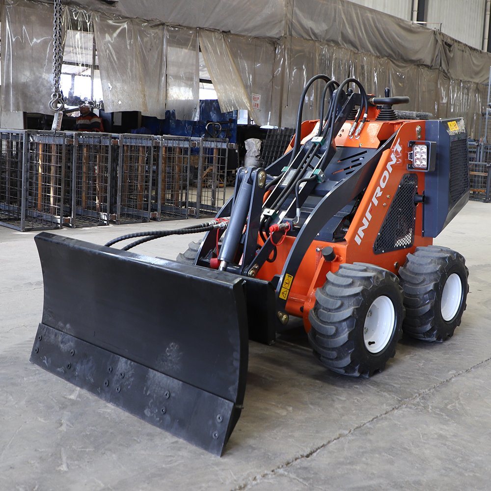 Cheap Steer Loader Diesel Chinese Skid Steer Loader with 4 in 1 Bucket for Sale