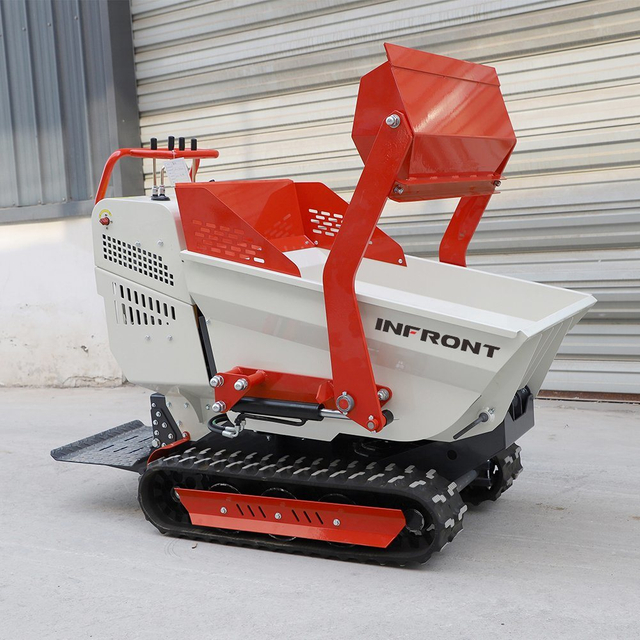 OEM Full Hydraulic Dumpers 500kg Load Capacity Gasoline Engine Powered Barrow Mini Dumper