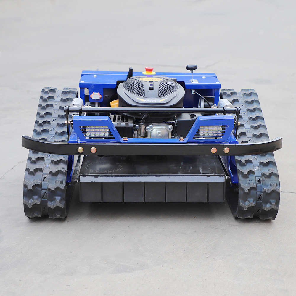 Effective Distance Remote Control Crawler Lawn Mower Lm500 with Starting Mode Hand Pull/Electric Start Grass Cutter