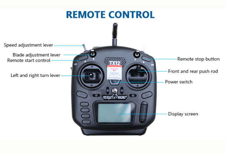 OEM Customization Euro V Engine Remote Control Snow Blower with EPA CE