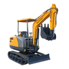 1.5ton 1.8ton 2ton China Small Crawler Digger Bucket Attachments Mini Excavator with EPA CE