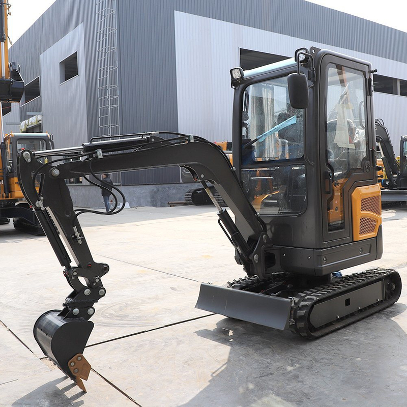 Fast Delivery 1.5 Ton Mini Digger Hydraulic Crawler Mini Excavator