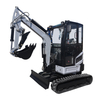 Popular Outstanding Quality Power 93kw/2200rpm Engine Type Wheel Excavator