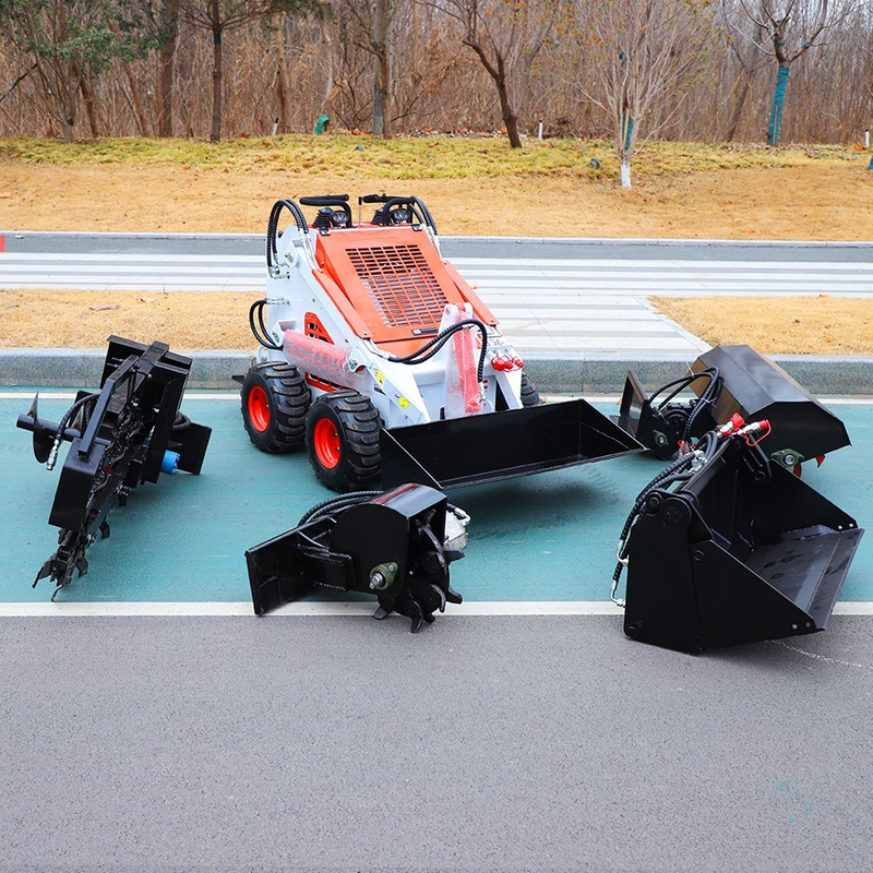 EPA CE Euro5 ISO Approved Skid Steer Mini Loader High Quality Garden Trucking Machine Wholesale Wheel Drive Loader