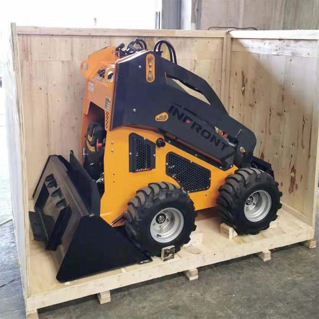 TUV Approved New Infront Wooden Box Mini Excavator Skid Steer Loader