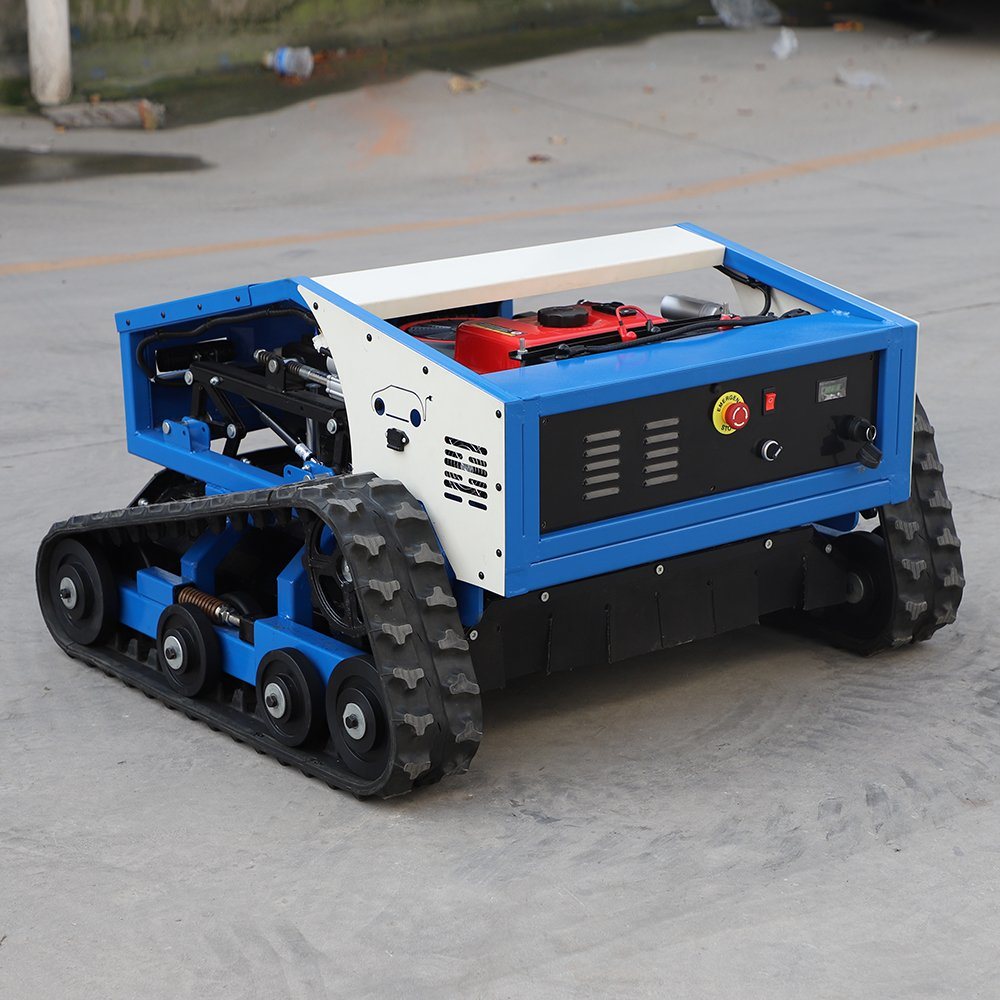 Gasoline Electric Hybrid Remote Control Distance 200m Robotic Remote Control Lawn Mower