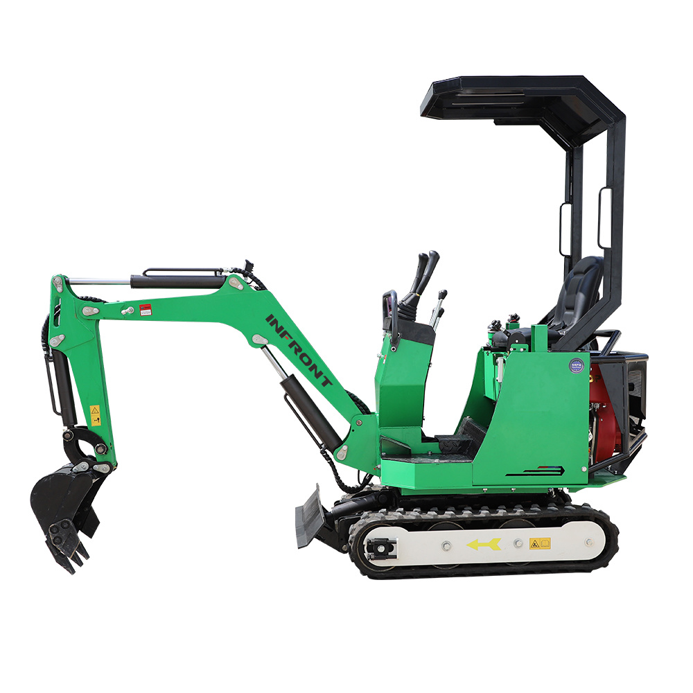 Chinese Brand CE EPA Eurov Approved Engine Stock Available Mini Digger 1 Ton Excavator Prices Attachments Optional 1000kg