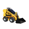 Small Mobile Skid Steer Loader Wheel Type Mini 500kg 700kg 850kg 950kg Skid Steer Loader